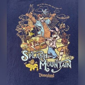 Vintage youth kids splash mountain Disneyland shirt boys / girls